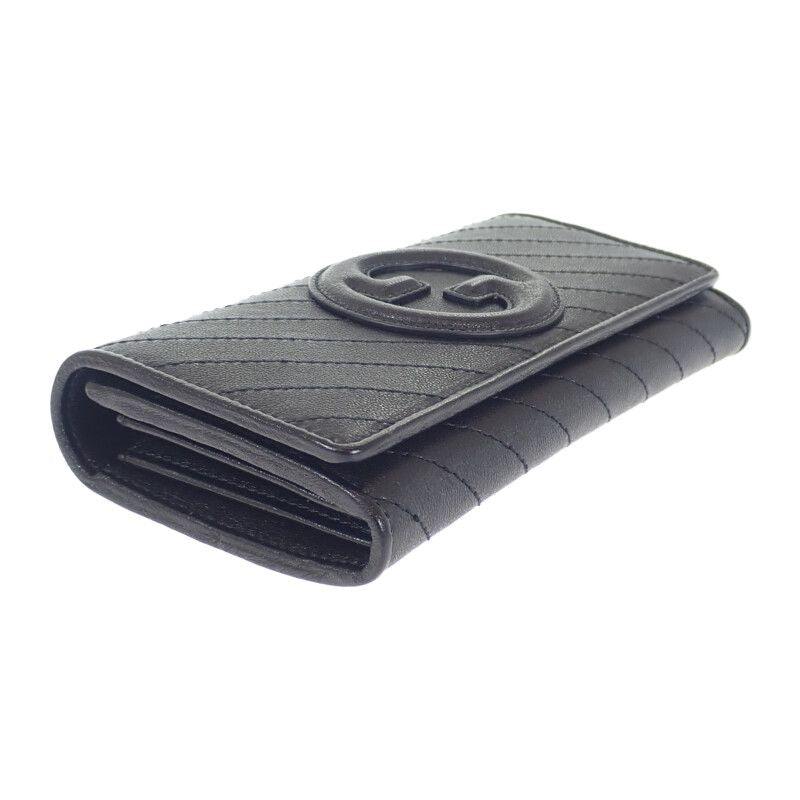 Gucci Blondi Continental Wallet aacp7 1000 Long Leather Black — view 4
