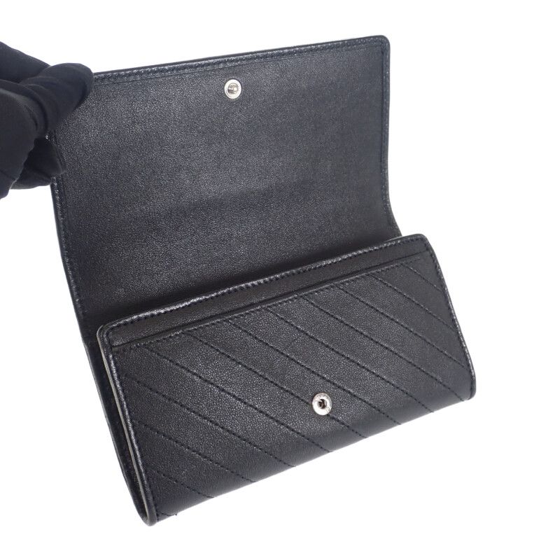 Gucci Blondi Continental Wallet aacp7 1000 Long Leather Black — view 5