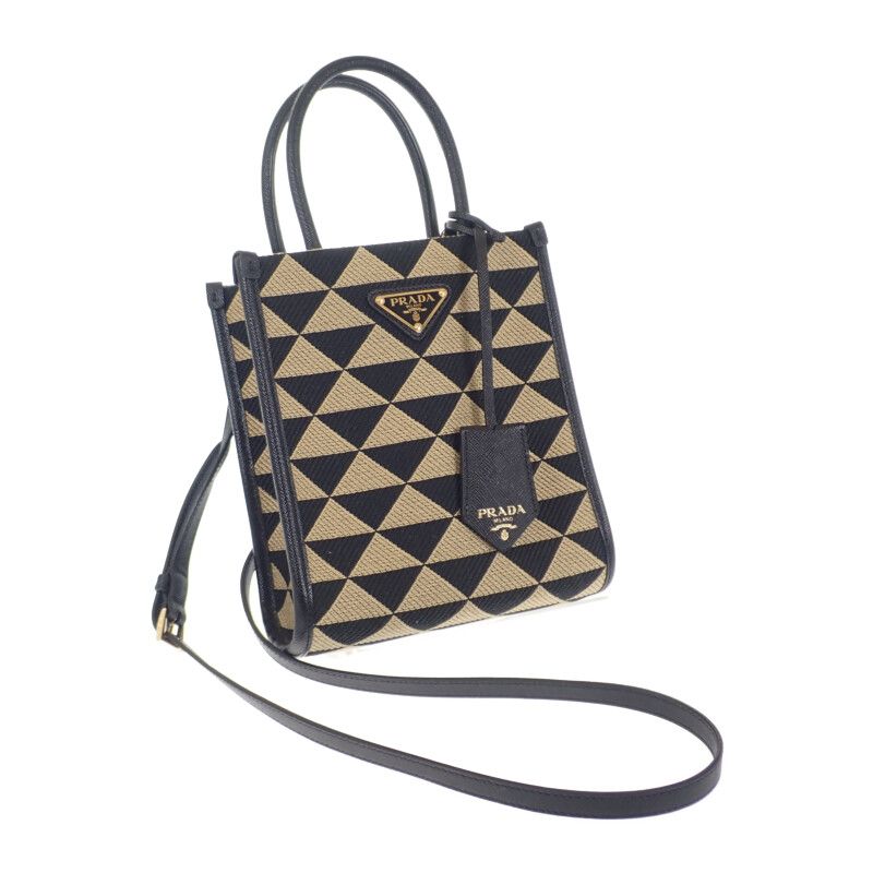 Prada Symbol Embroidered Mini Bag 1 Ba3552 Fklf0 Y30 2-Way Shoulder — view 2