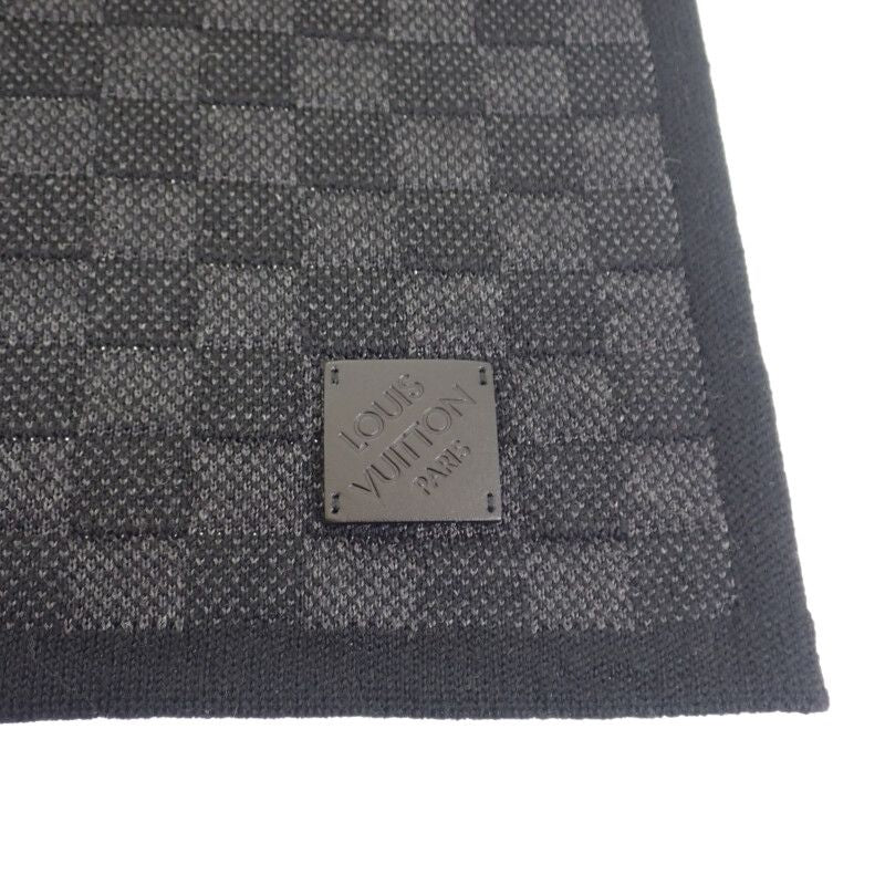 Louis Vuitton Scarf Neo Petit Damier Wool Black — view 4
