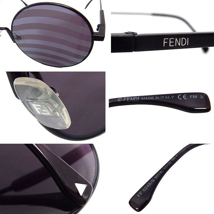 Fendi Sunglasses Round New Vintage Stock Aq3561 — view 3