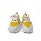 Hermes Giga Sneakers Shoes Fabric Leather Yellow White — view 2