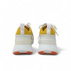 Hermes Giga Sneakers Shoes Fabric Leather Yellow White — view 5