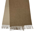 Hermes Rectoverso Muffler Cashmere Beige Brown Shawl Logo Reversible Scarf — view 5