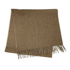 Hermes Rectoverso Muffler Cashmere Beige Brown Shawl Logo Reversible Scarf — view 2