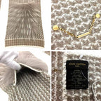Louis Vuitton Echarpe Elna Scarf Beige New Vintage Aq3771 — view 4
