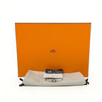Hermes Chypre Sandals Shoes Shearling Orange Flat — view 9