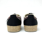 Chanel Sneakers Shoes Fabric Black Red White Coco Mark Espadrilles — view 5