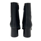 Hermes Flats Boots Short Shoes Leather Black Stitching — view 5