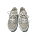 Chanel Sneakers Shoes Suede Beige White Coco Mark Mesh — view 2