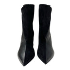 Hermes Hanae Boots Short Shoes Suede Leather Black — view 2