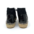 Chanel Sneakers Shoes Fabric Patent Black Coco Mark Espadrilles Lace — view 5