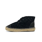 Chanel Sneakers Shoes Fabric Patent Black Coco Mark Espadrilles Lace — view 3