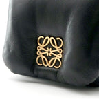 Loewe Charm Black Gold Anagram Accessory Puffer Goya Case — view 4