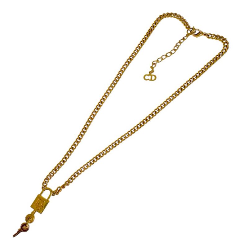Dior Padlock Necklace — view 4
