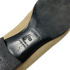 Hermes Paris Loafers Leather Shoes Suede Beige Hhardware Moccasins — view 8