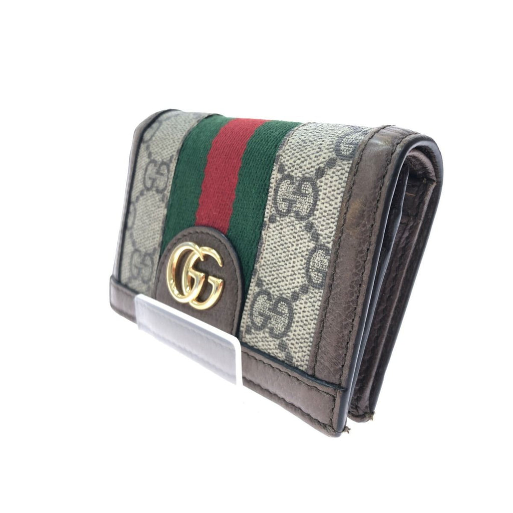 Gucci Bifold Wallet Compact GG Supreme Ophidia — view 4