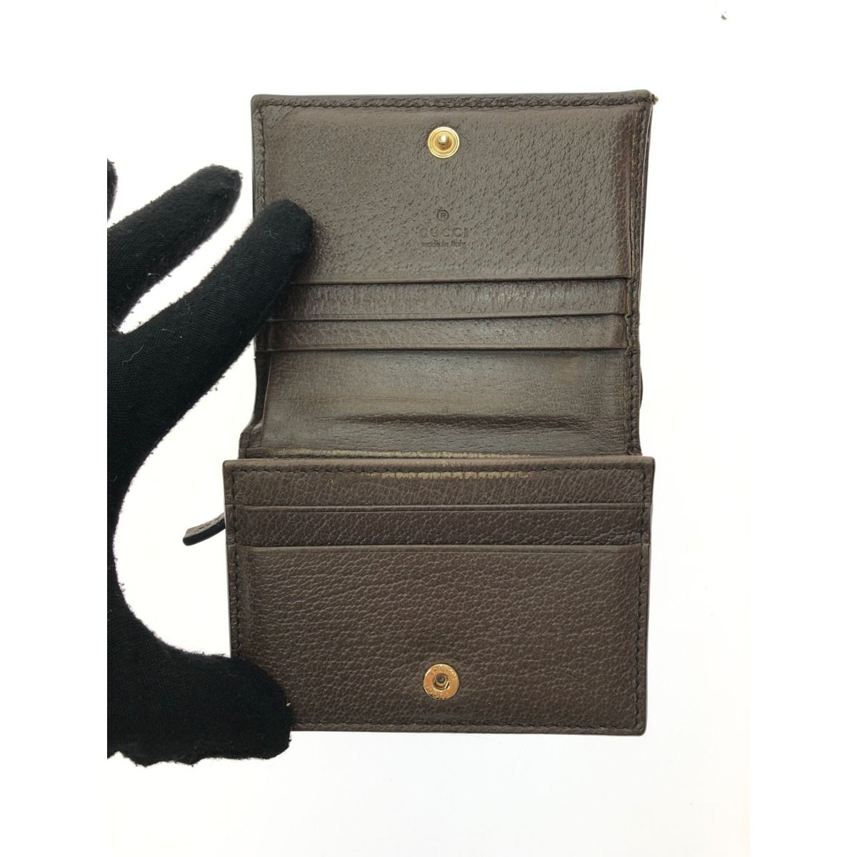 Gucci Bifold Wallet Compact GG Supreme Ophidia — view 5