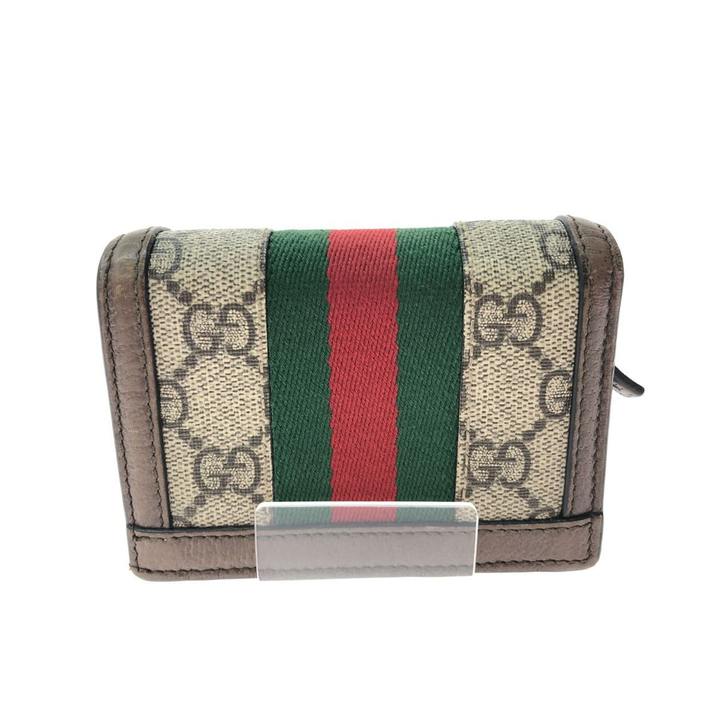 Gucci Bifold Wallet Compact GG Supreme Ophidia — view 3