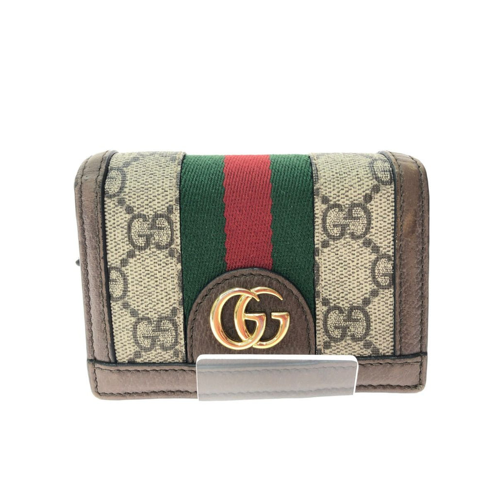 Gucci Bifold Wallet Compact GG Supreme Ophidia — view 2