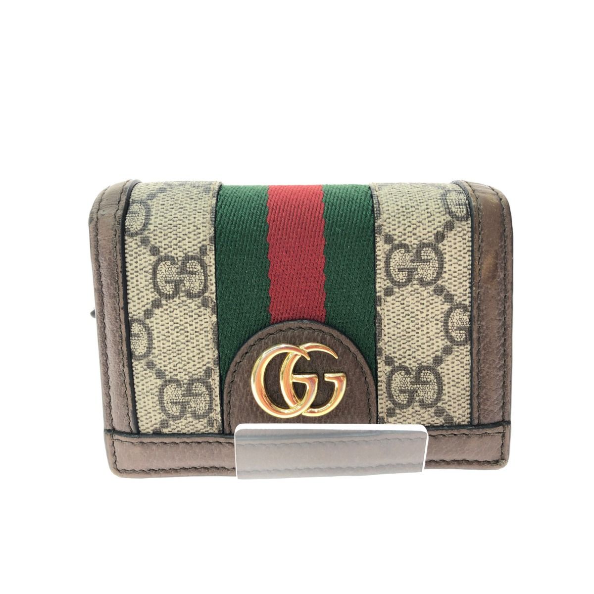 Gucci Bifold Wallet Compact GG Supreme Ophidia — view 2