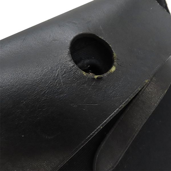 Hermes Shoulder Bag Herbag Her TPM Leather Toile Officier Black Silver — view 8
