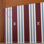 Louis Vuitton Portefeuille Brother Bifold Long Wallet Monogram Heritage Canvas — view 6
