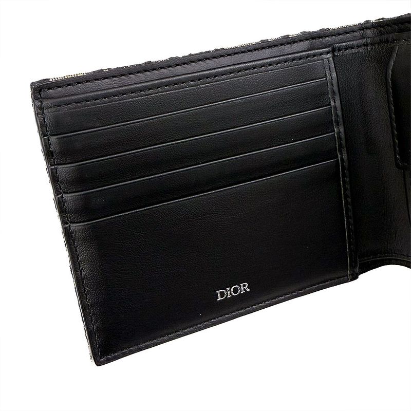Dior Oblique Bifold Beige Wallet — view 6