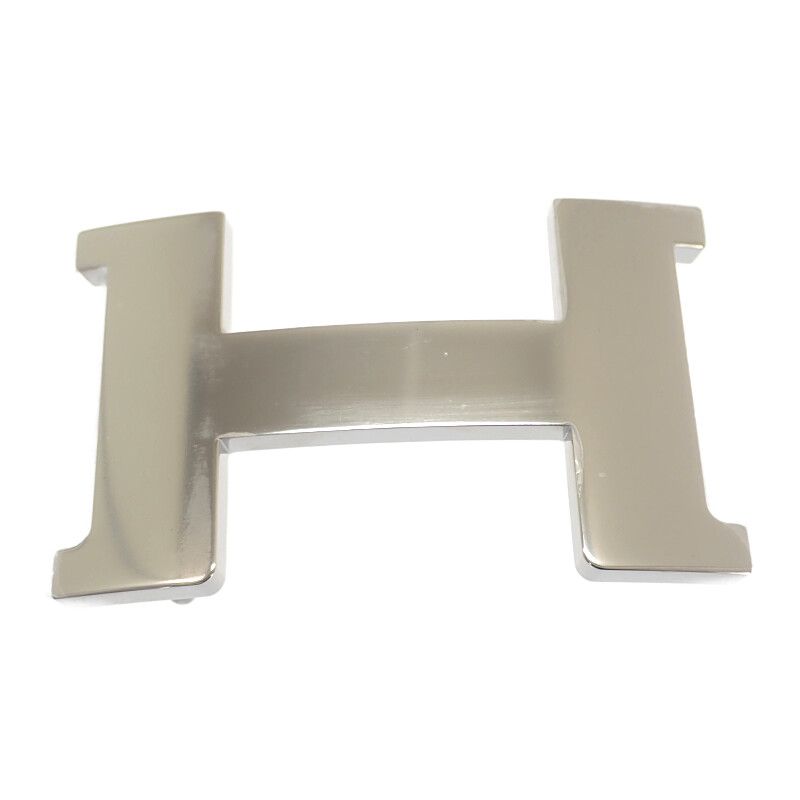Hermes Constance Reversible 80 Belt Togo Vauchamonie Black Silver Hardware — view 4