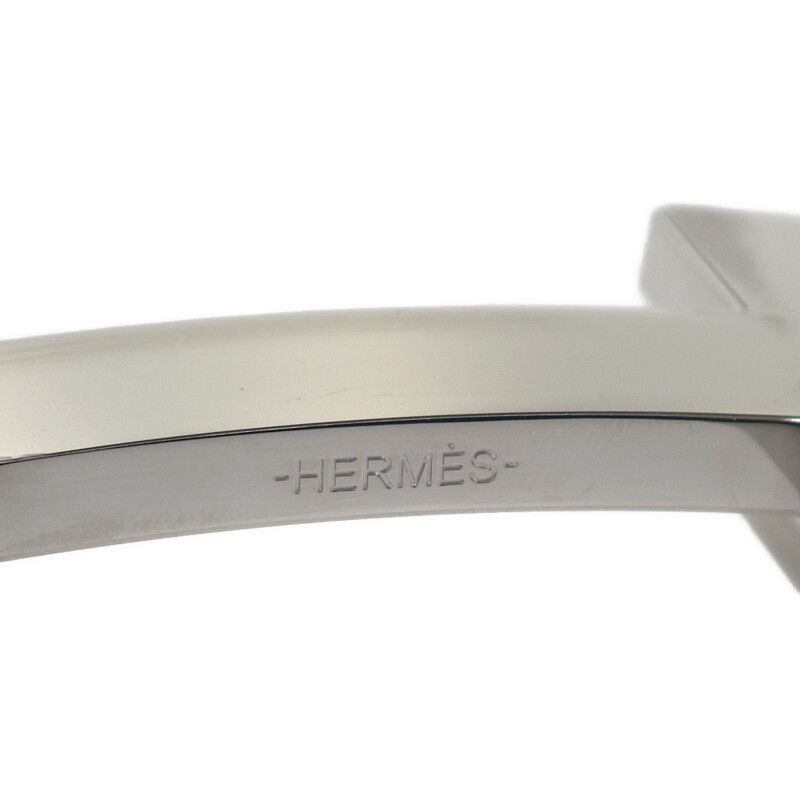 Hermes Constance Reversible 80 Belt Togo Vauchamonie Black Silver Hardware — view 8