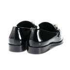 Prada Loafers Size 35 Chain Decoration Patent Leather Shoes — view 3