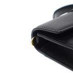 Christian Dior Miss Montaigne Mini Shoulder Bag in Black Smooth Calfskin — view 6