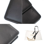 Christian Dior Miss Montaigne Mini Shoulder Bag in Black Smooth Calfskin — view 9