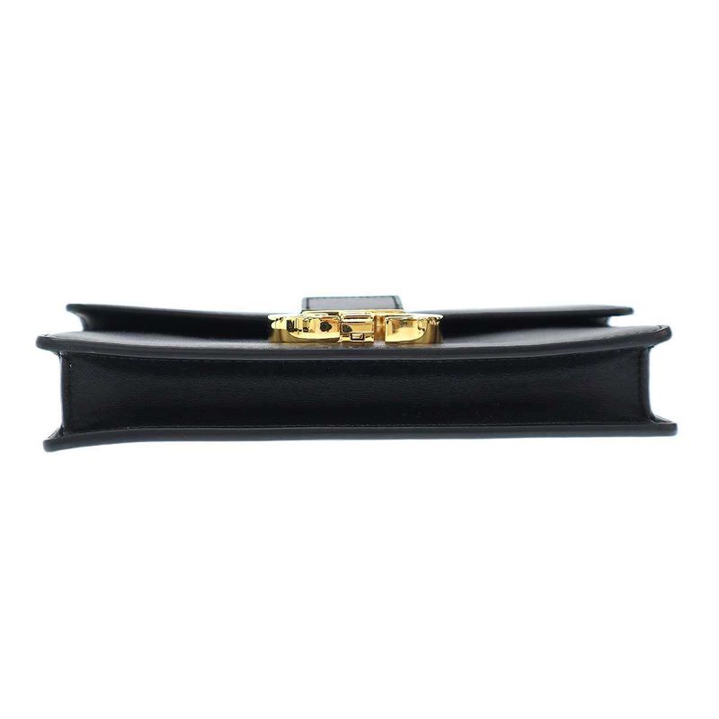 Christian Dior Miss Montaigne Mini Shoulder Bag in Black Smooth Calfskin — view 4