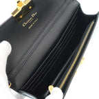 Christian Dior Miss Montaigne Mini Shoulder Bag in Black Smooth Calfskin — view 8