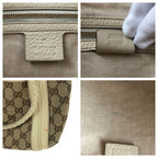 Gucci Bella Beige Ivory Gold Hardware GG Canvas Shoulder Bag Handbag — view 4