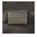 Gucci Sherry Line Black Silver Hardware Canvas Leather Second Bag Pouch — view 3