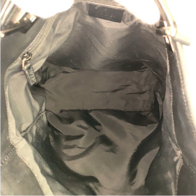 Gucci Black GG Canvas Leather 31243 Tote Bag — view 8