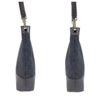 Gucci Dark Brown Silver Hardware GG Canvas Leather Shoulder Bag — view 8