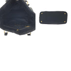 Prada Tessuto Logo Black Gold Hardware Nylon Bn1902 Tote Bag — view 9