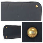 Prada Tessuto Logo Black Gold Hardware Nylon Bn1902 Tote Bag — view 6
