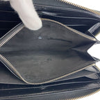 Gucci Interlocking Black GG Supreme Canvas Leather Long Wallet — view 7