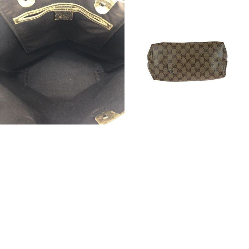 Gucci GG Crystal Beige Gold Hardware Tote Bag 2-Way — view 9