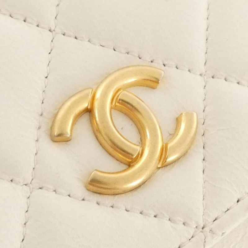 Chanel Ap2548 Chain White Gold Wallet — view 6