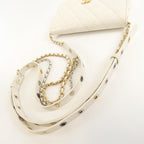 Chanel Ap2548 Chain White Gold Wallet — view 7