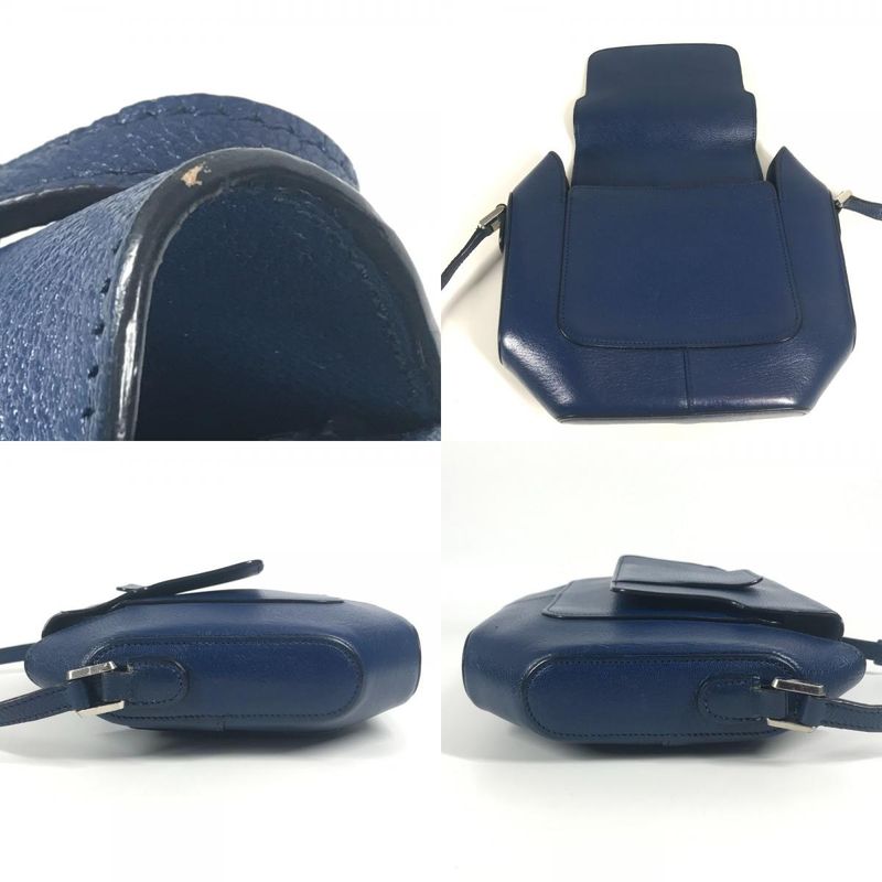 Hermes Shoulder Bag Octagon Epson Blue — view 8