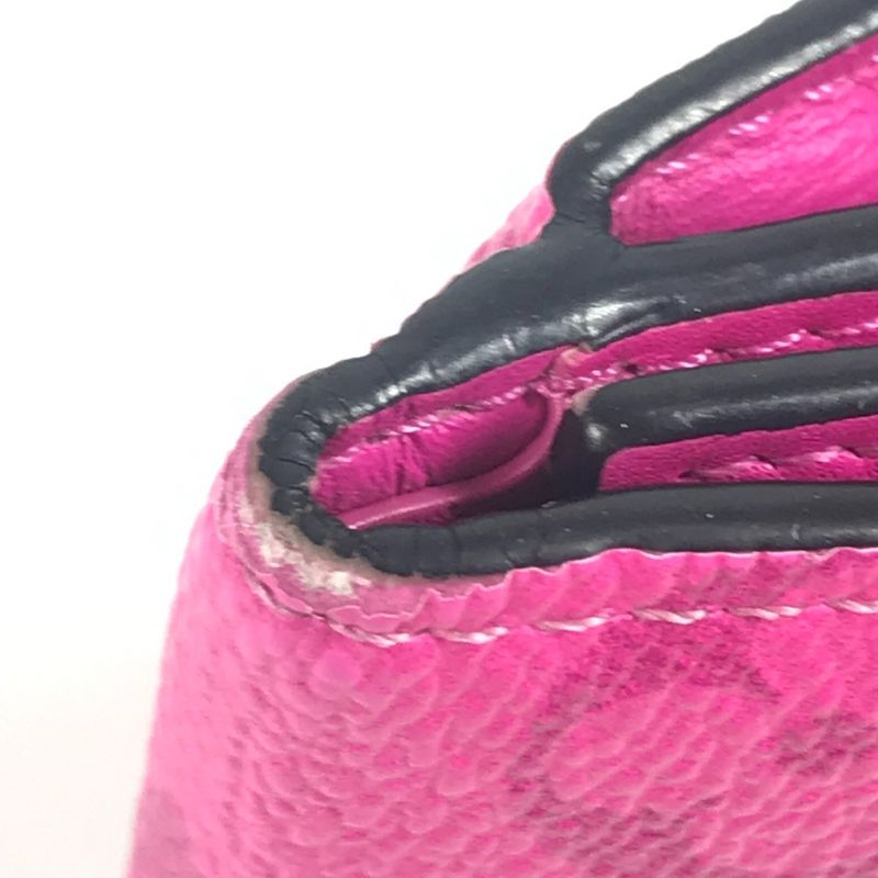 Louis Vuitton Trifold Wallet Diss Cabas Lee Compact Taiga Leather — view 4