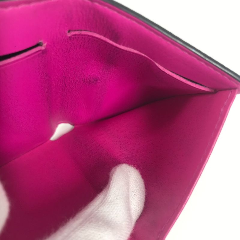 Louis Vuitton Trifold Wallet Diss Cabas Lee Compact Taiga Leather — view 6