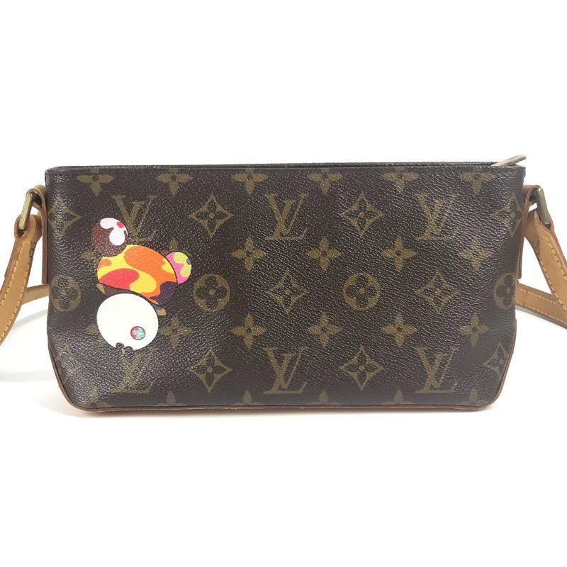 Louis Vuitton Shoulder Bag Trotter Monogram Canvas Brown — view 2