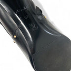 Louis Vuitton Silhouette Line Monogram Boots Short Shoes Leather Black — view 8